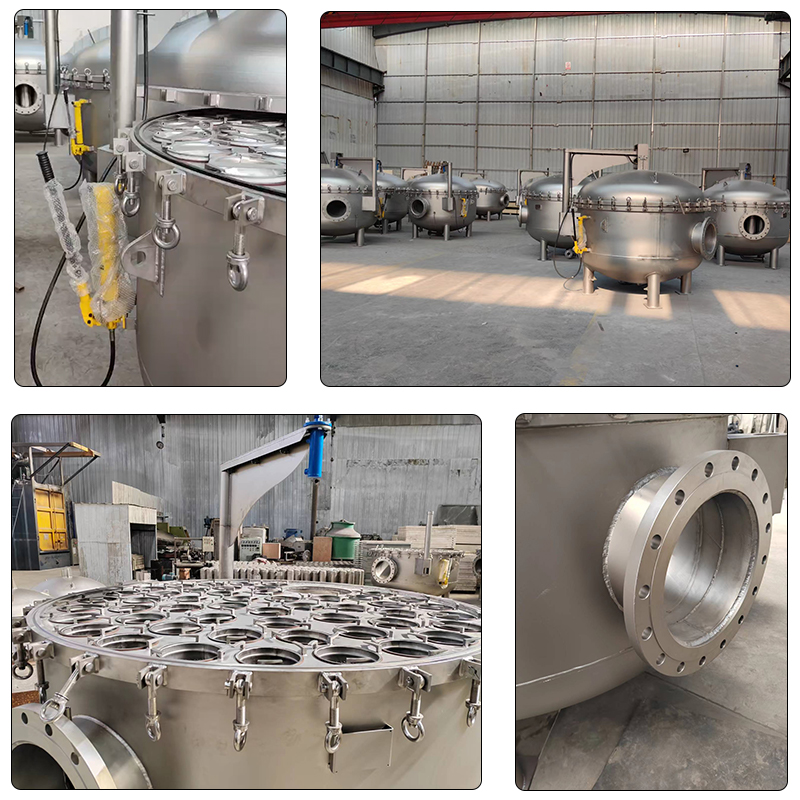 Chinese Manfacture  1.6MPa Design Pressure High-flow Design Multi-bag Filter 