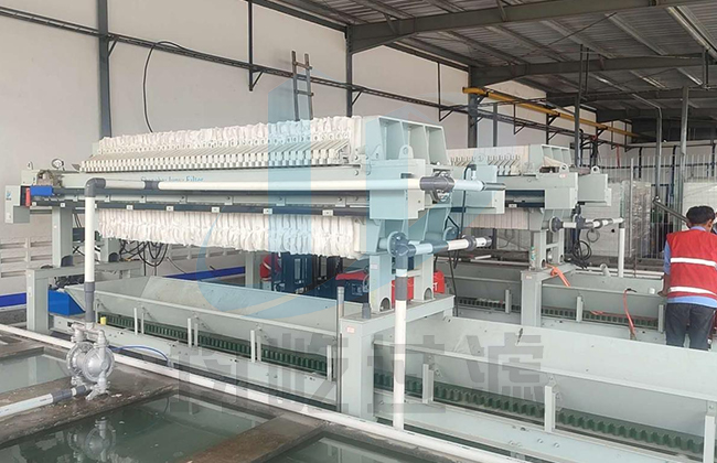 Revolutionizing Metal Pretreatment Wastewater Management: Indonesian Client Enhances Efficiency with 60m2 Automatic Filter Presses